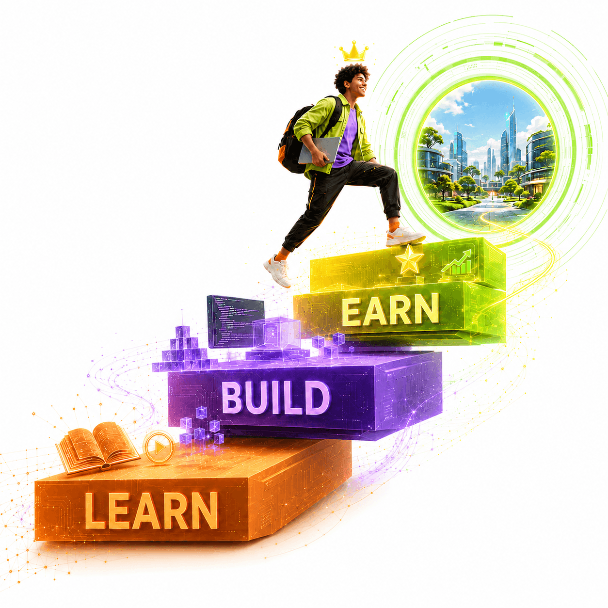 A Fuvia student's journey from learning to building to earning
